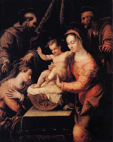 Lavinia Fontana Holy Family with Saints China oil painting art